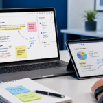 PDF annotation tools for highlighting, commenting, and reviewing PDF documents on laptop and tablet.